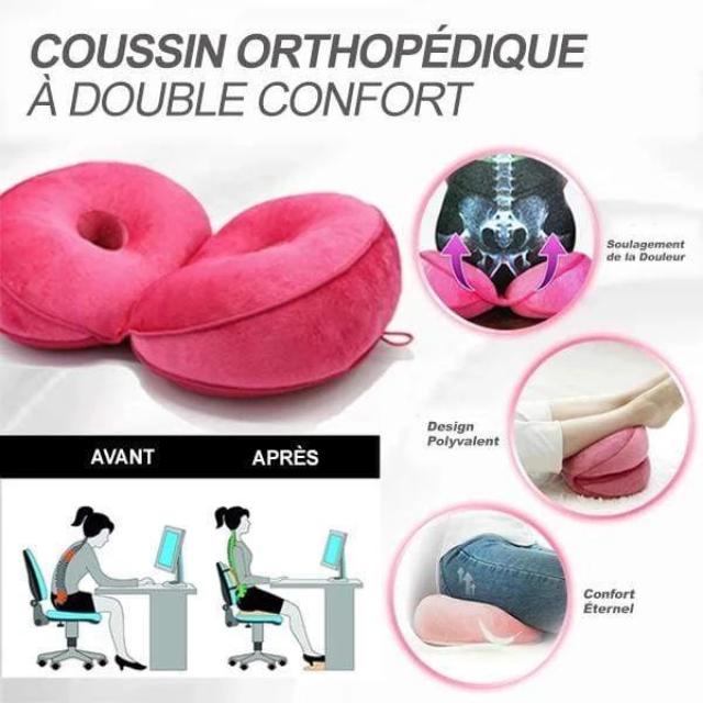 Gadgets d'Eve ™ : Coussin Orthopédique À Double Confort