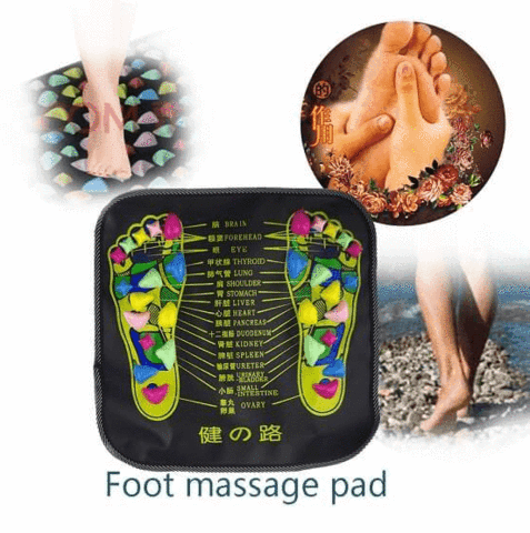 Gadgets d'Eve beauté Tapis de Massage de pieds pour éliminer une longue liste de maladie.